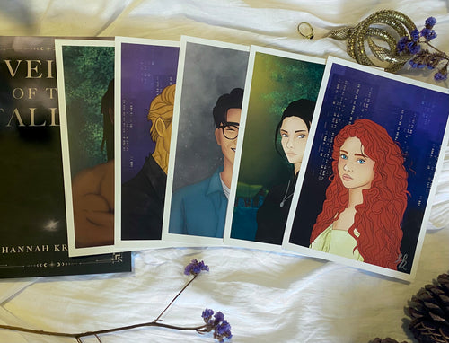 Veils of the Fallen Exclusive Artwork Set